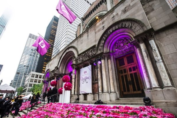VH1 Dear Mama Mother's Day Special at St Bart’s Cathedral New York NY dinner reception event production exterior
