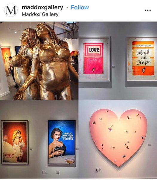 Maddox Gallery VIP Opening Event Artwork