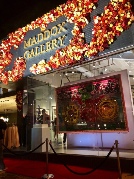party planner Maddox Gallery VIP Opening Event Exterior